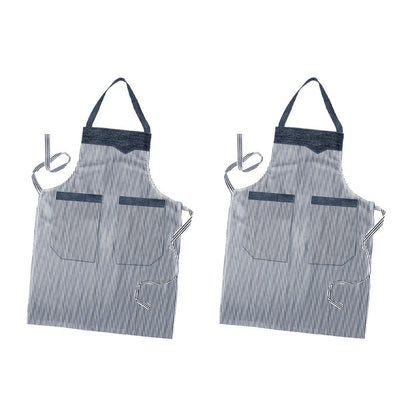 Aaponminimarket Women’s Double Pocket Cooking Apron