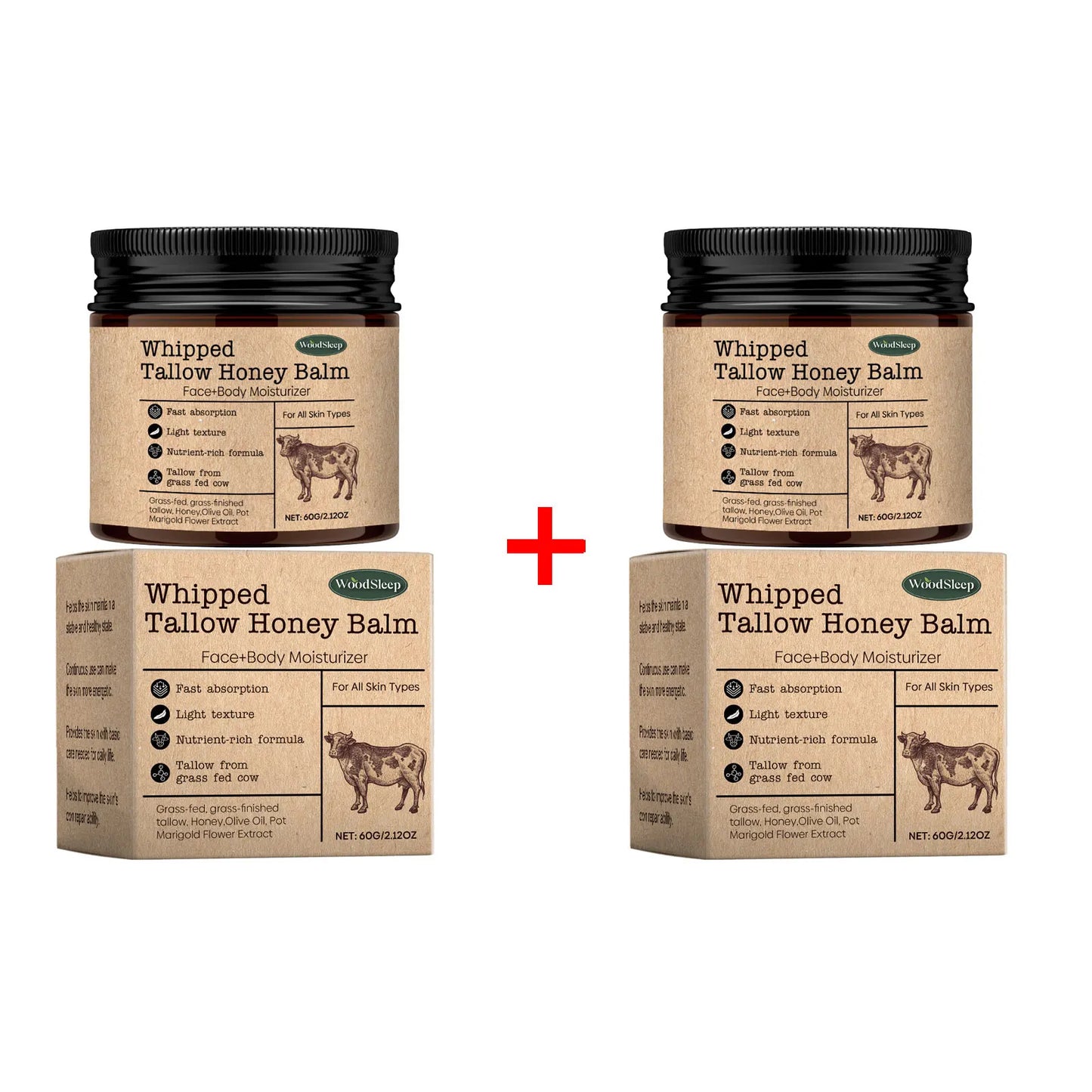 Aapon Mini Market Ltd WoodSleep Beef Tallow Moisturizer Cream