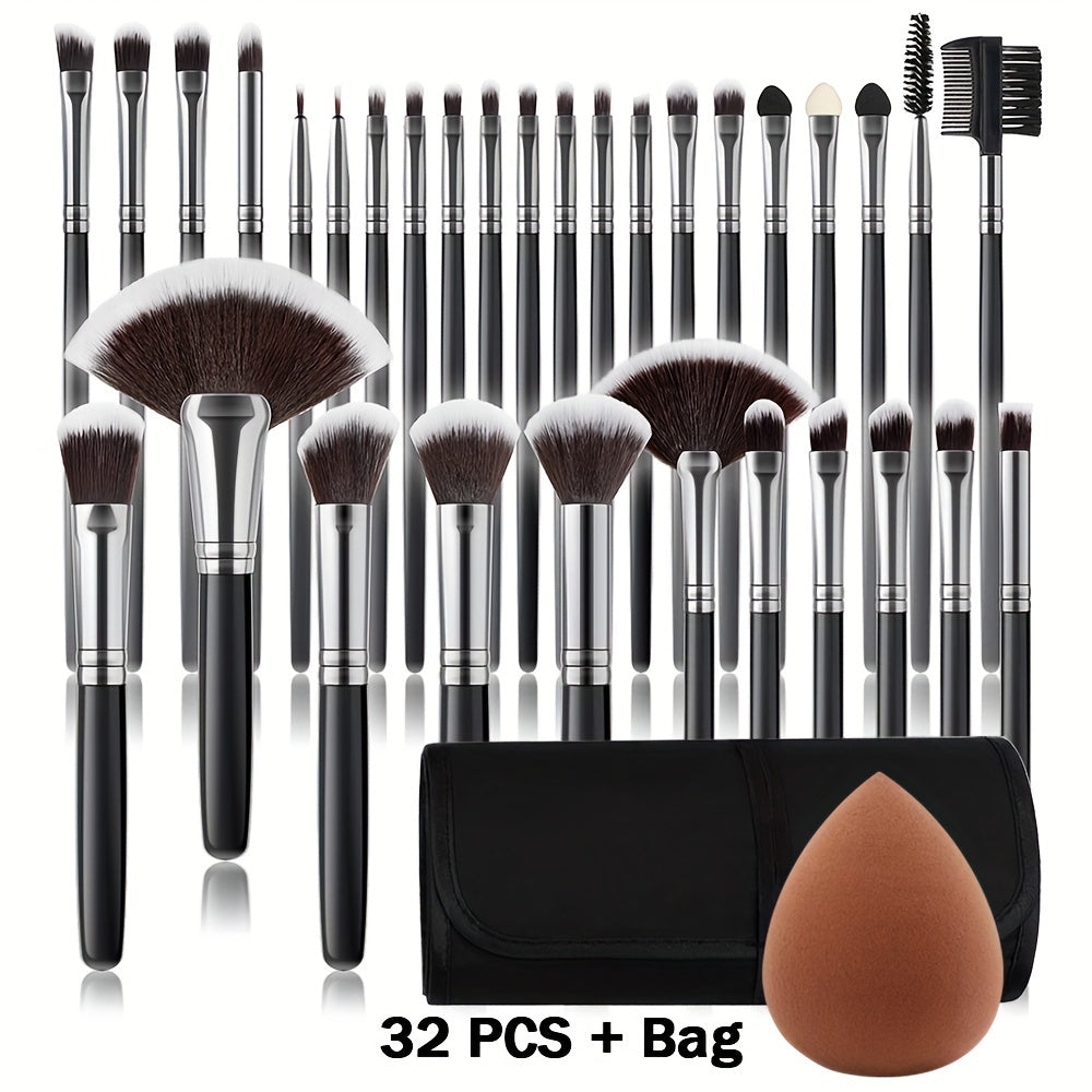 Wooden Handle Brush Set