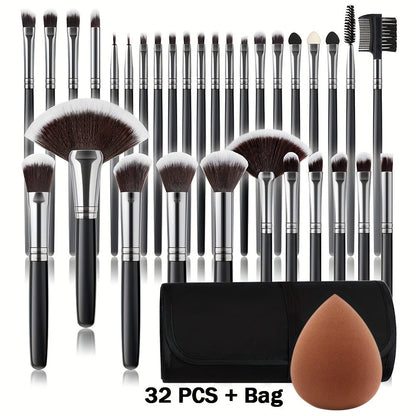 Wooden Handle Brush Set