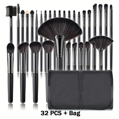 Wooden Handle Brush Set