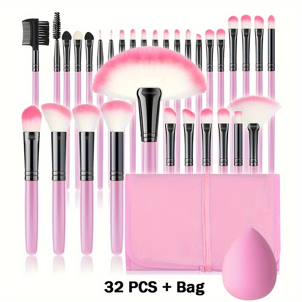 Wooden Handle Brush Set