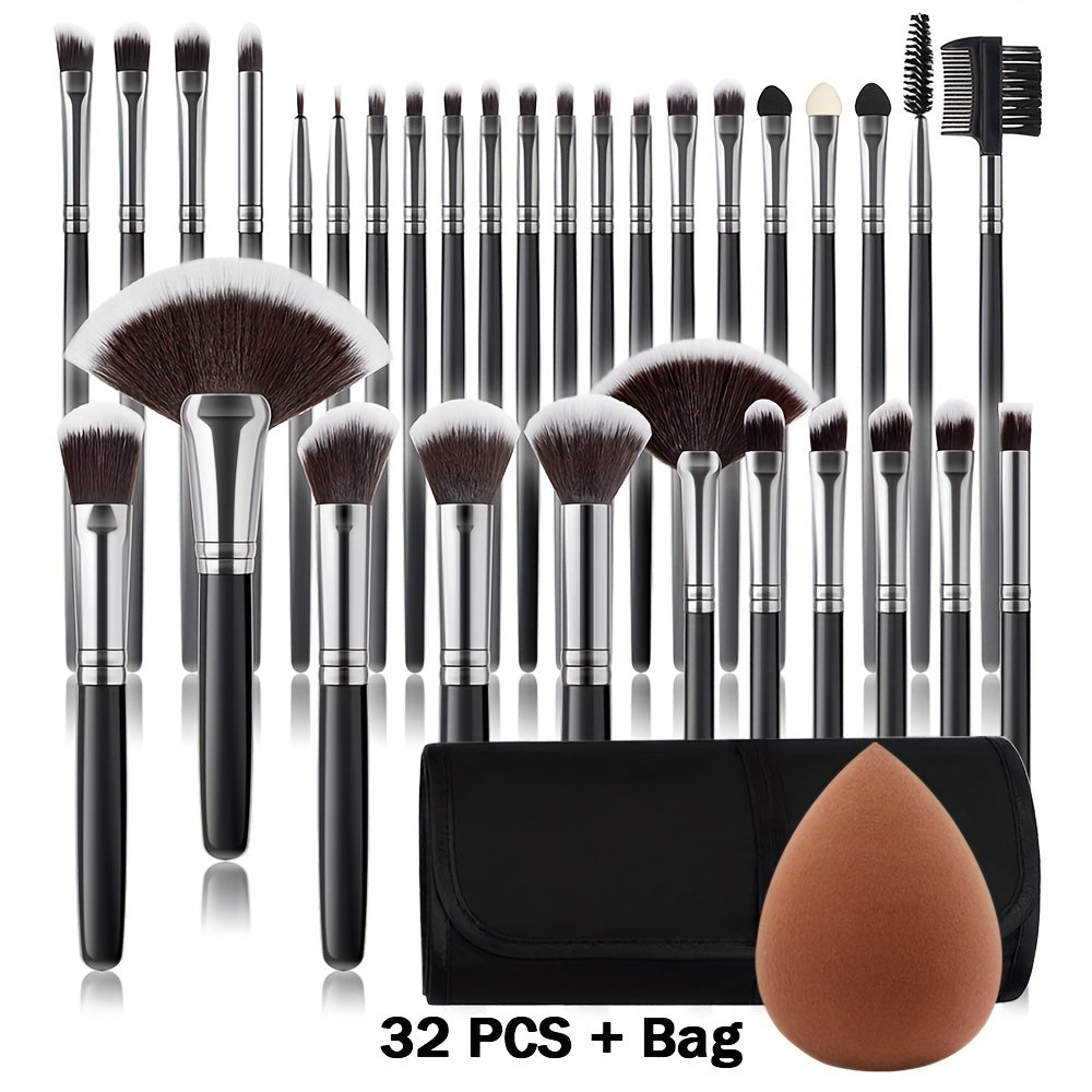 Wooden Handle Brush Set