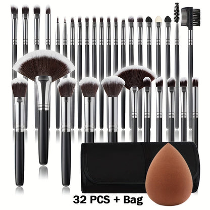 Wooden Handle Brush Set