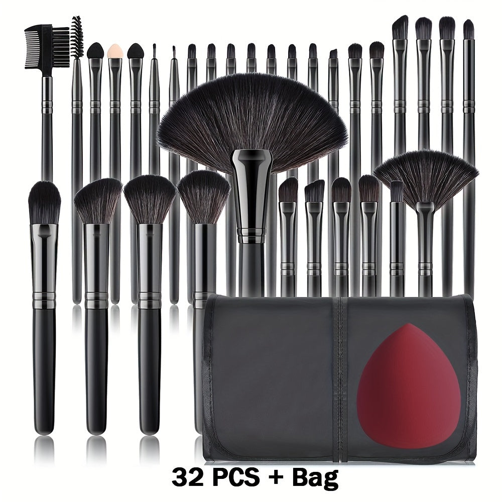 Wooden Handle Brush Set