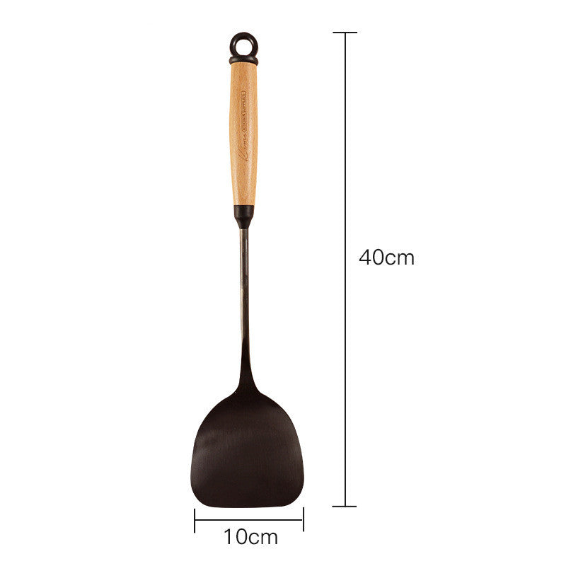 Aapon mini market -Wooden Handle Kitchen Utensils Set