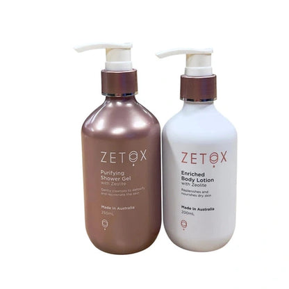 Aaponminimarket Zetox Shower Gel + Body Lotion Bundle
