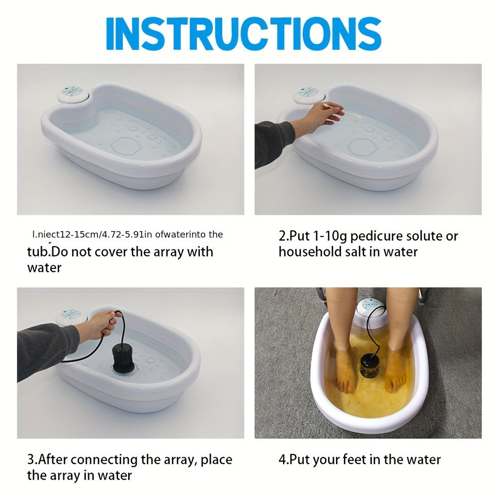 Aapon Mini Market Ltd - NNETM Foot Bath Spa Machine Tub(White)