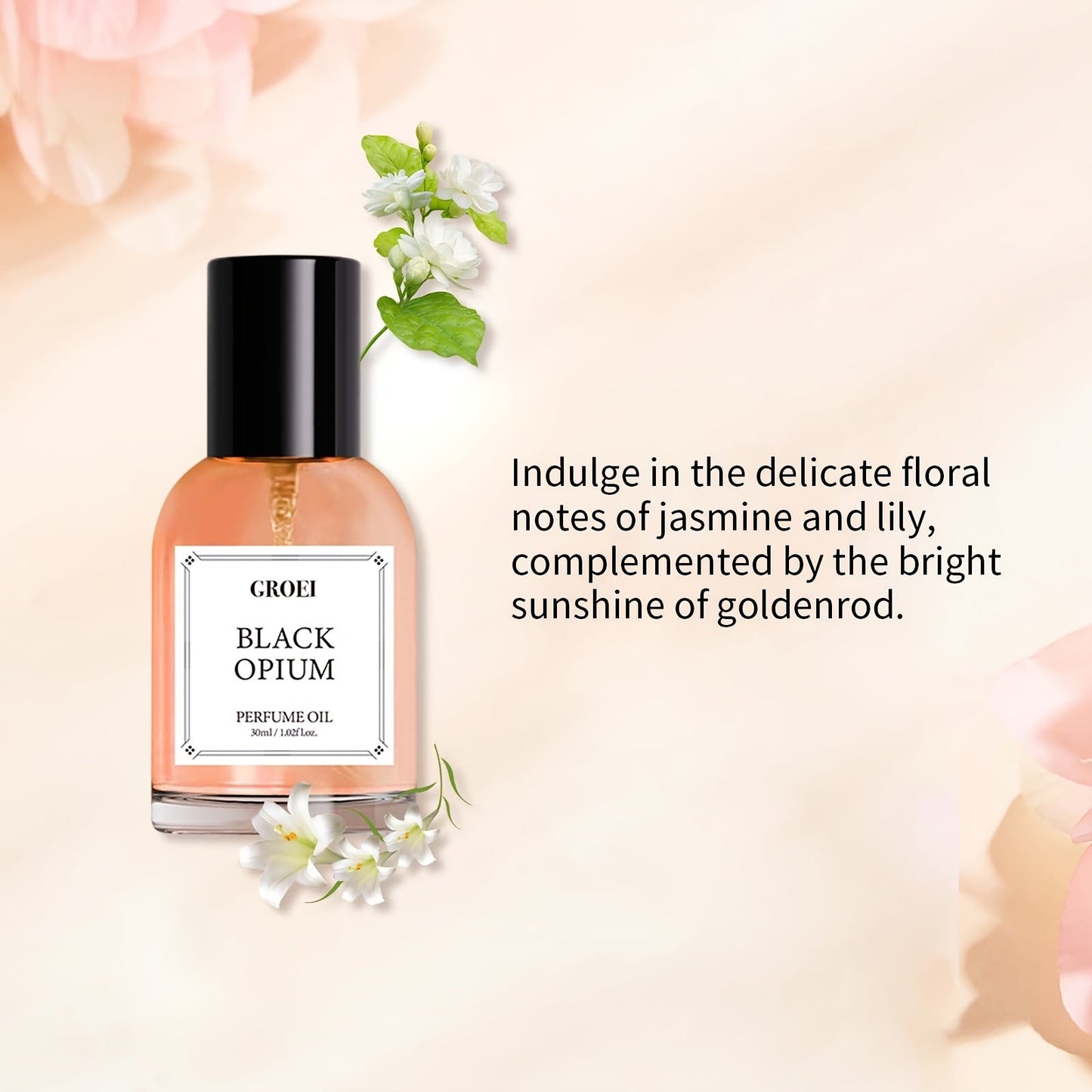 NNETM Black Opium Perfume Oil for Women