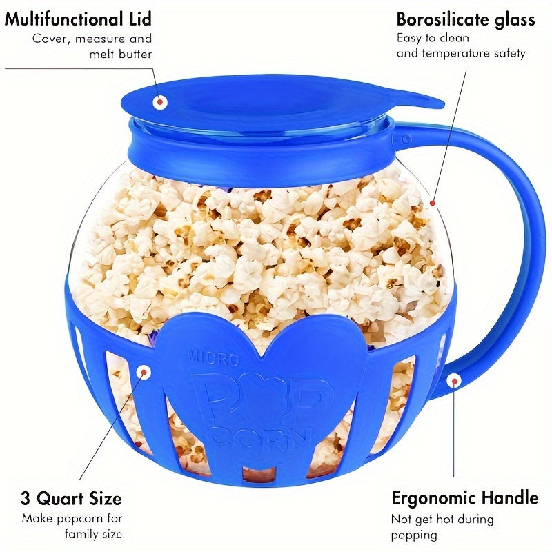 Aapon mini market -Microwave Popcorn Maker Glass Quart