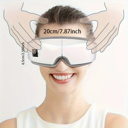 NNETM 4D Smart Eye & Face Massager with Heat, Vibration & Music