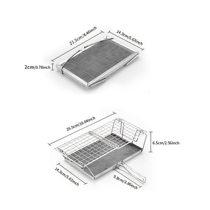 Aapon mini market - NNETM Foldable Portable Stainless Steel BBQ Grill
