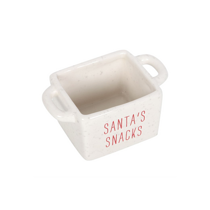 3 Ceramic Christmas Snack Bowls – Santa, Reindeer, Elf – view 4