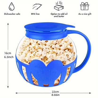 Aapon mini market -Microwave Popcorn Maker Glass Quart