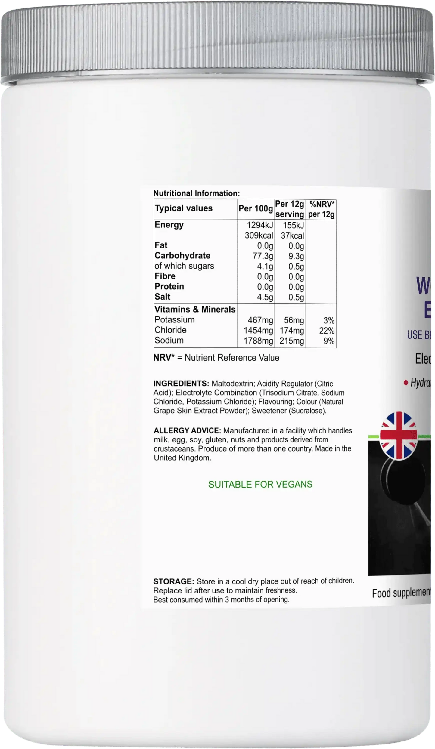 Electro-Hidr8 - Electrolyte Drink Mix Berry