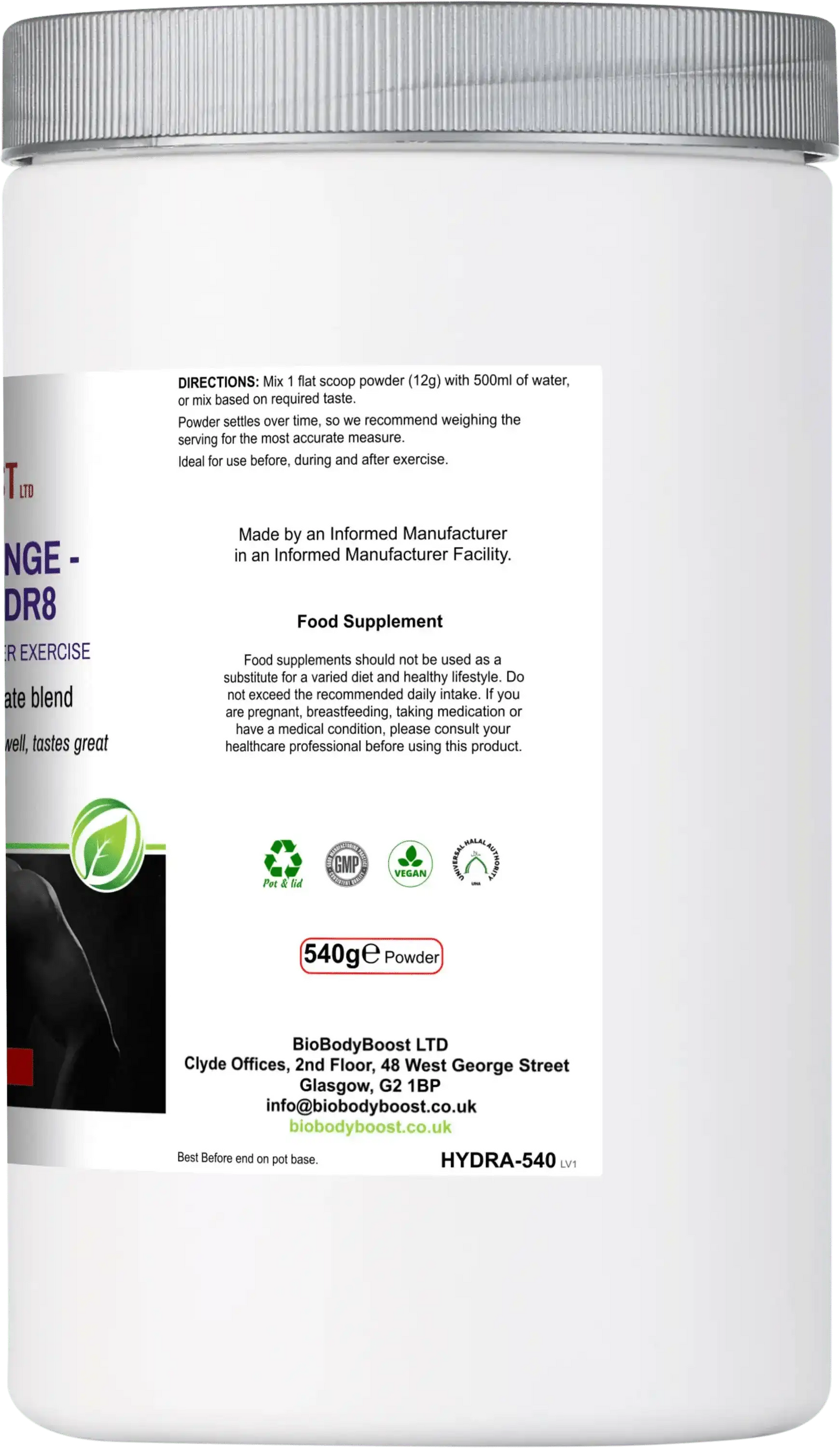 Electro-Hidr8 - Electrolyte Drink Mix Berry