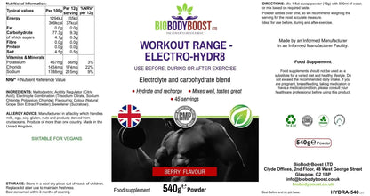 Electro-Hidr8 - Electrolyte Drink Mix Berry