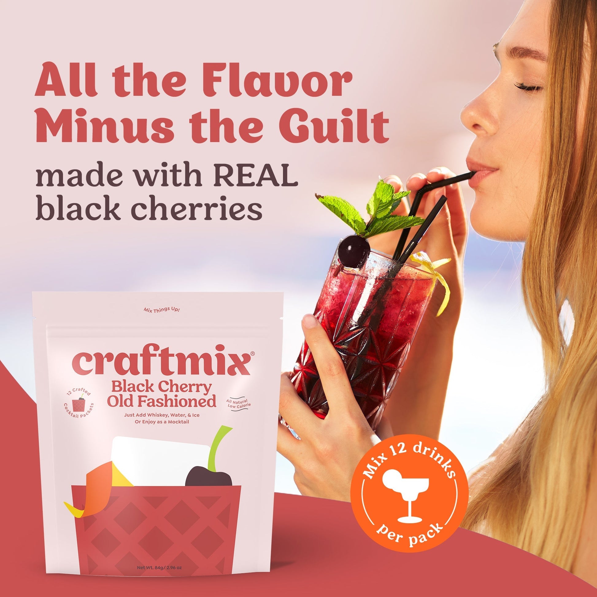 Black Cherry Old Fashioned 12 Pack - 3rd Party - Aapon Mini Market Ltd