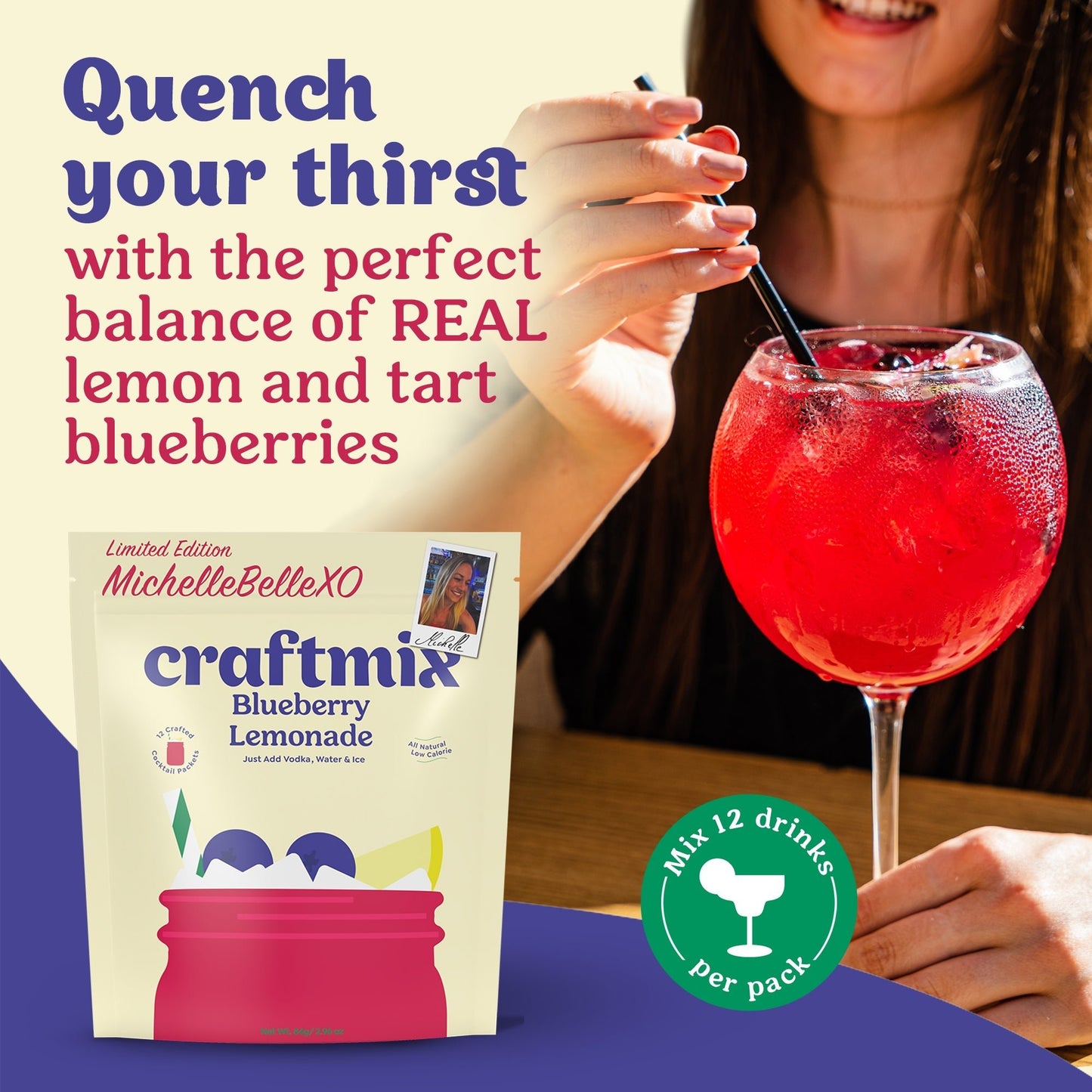 Blueberry Lemonade 12 Pack - 3rd Party - Aapon Mini Market Ltd