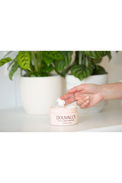Argan Body Butter Pink Grapefruit  for soft supple and nourished skin.