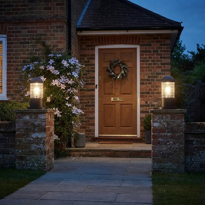 IP54 Outdoor Bollard Light E27 Garden Pillar Pathway Driveway ~ 5121