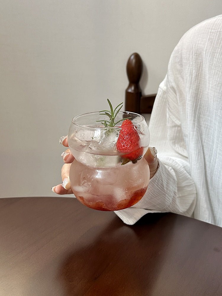 Aapon mini market -Bubble Shaped Glass Coffee Cups