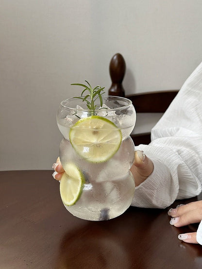 Aapon mini market -Bubble Shaped Glass Coffee Cups