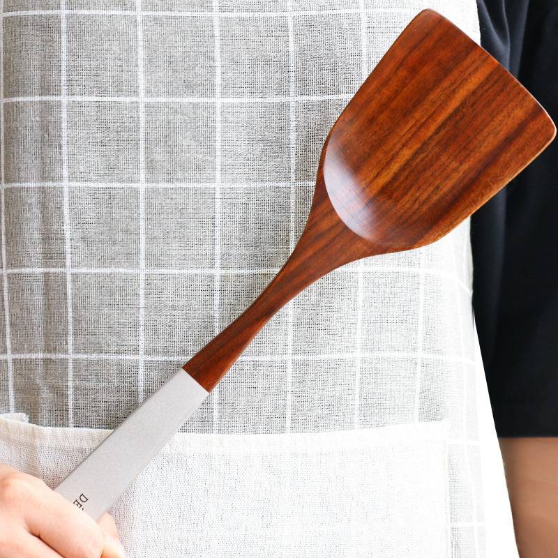 Aapon mini market -Teak Lacquer Kitchen Utensils 
