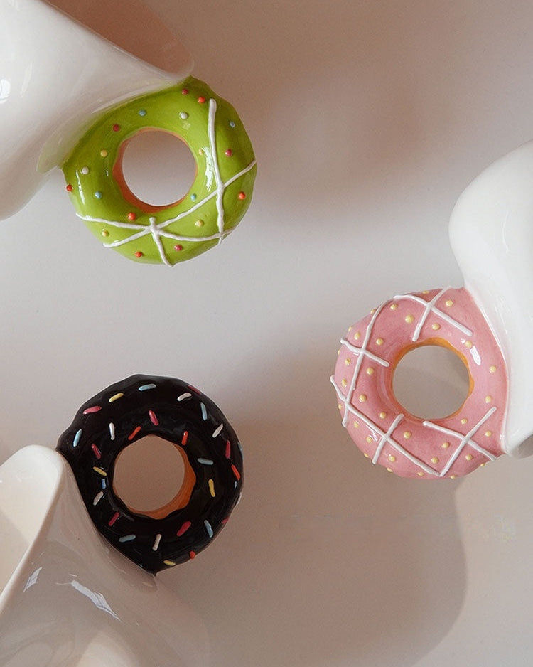 Aapon mini market -Donut Handle Mug