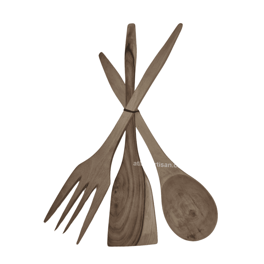 Aapon mini market -Walnut Serving Cutlery