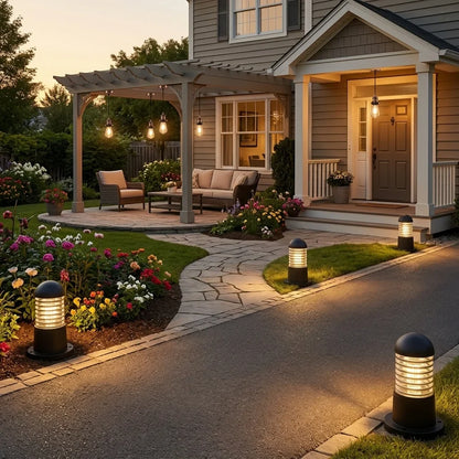 IP54 Outdoor Bollard Light E27 Garden Pillar Pathway Driveway ~ 5121