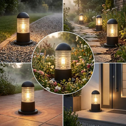 IP54 Outdoor Bollard Light E27 Garden Pillar Pathway Driveway ~ 5121