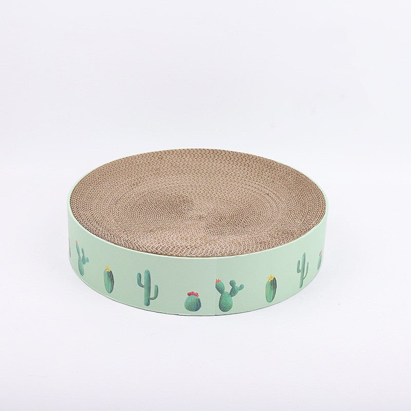Durable Round Cat Scratch Board Bed and Toy - Aapon Mini Market Ltd