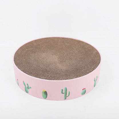 Durable Round Cat Scratch Board Bed and Toy - Aapon Mini Market Ltd