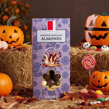 Assorted Chocolate Almonds, Palm Oil Free, 150g