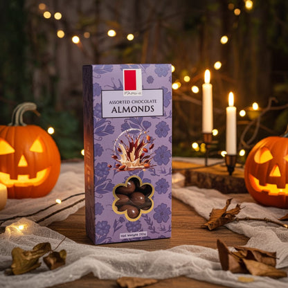 Assorted Chocolate Almonds, Palm Oil Free, 150g