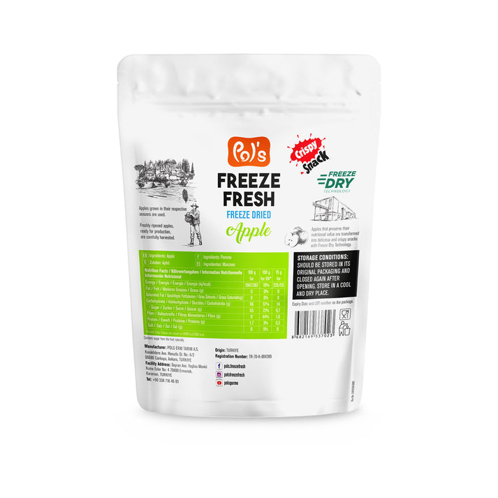 Apple Freeze-Dried Fruit Snacks | Pol's Freeze Fresh- 15g