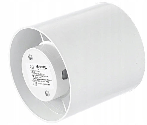 Euro Axial Bathroom Extraction Fan, 150mm