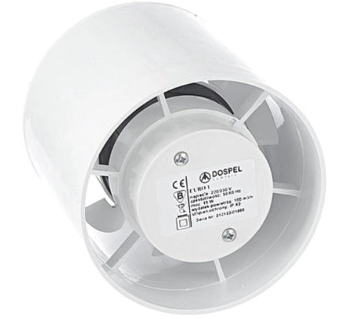 Euro 3 In Line Bathroom Fan 150mm