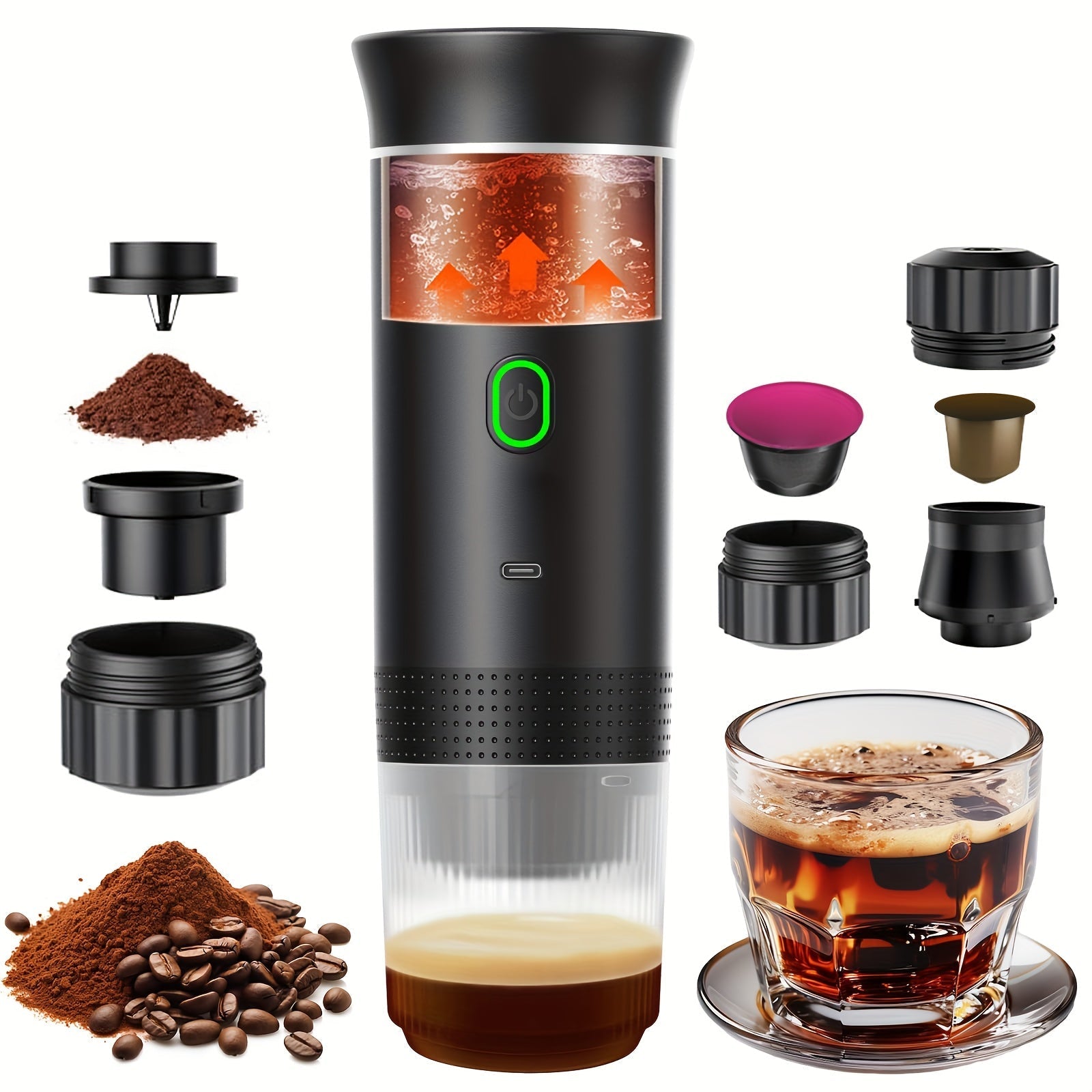 Aapon mini market - Self-Heating Espresso Coffee Maker Machine