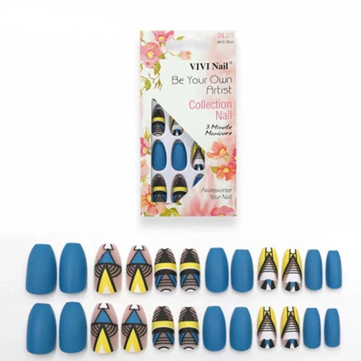 fake nails matte nail sheets