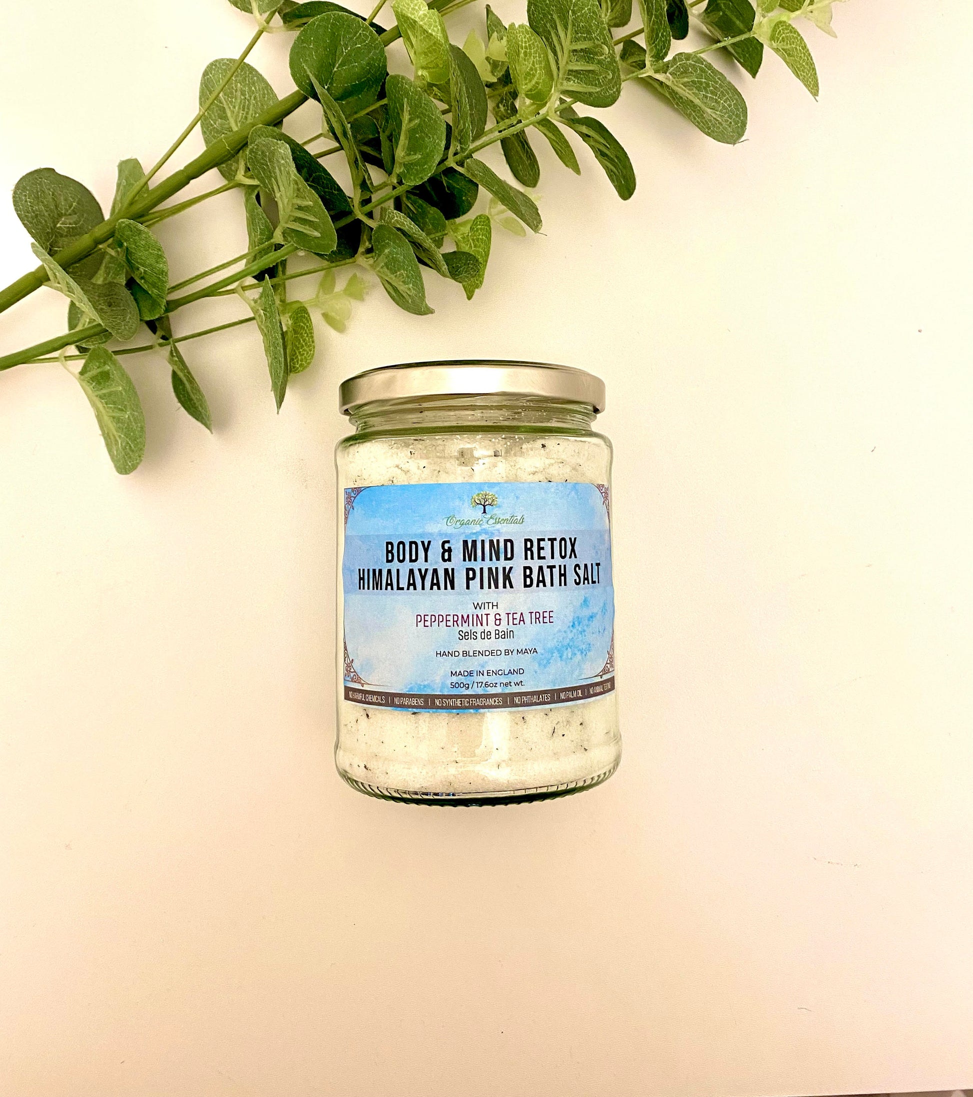 Aapon Mini Market Ltd - Body & Mind Retox Bath Salt with Peppermint & Tea Tree
