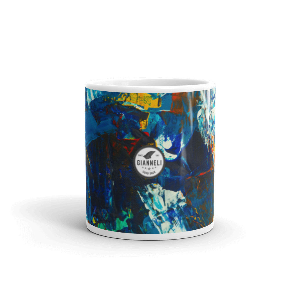 Aapon mini market -Gianneli Colours White Glossy Mug
