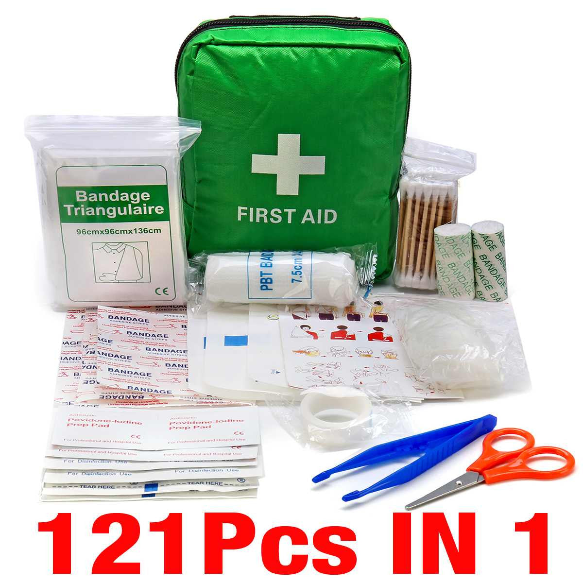 Mini Safe Camping Hiking Car First Aid Bag Kit