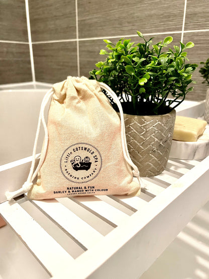 Aapon Mini Market Ltd - Natural & Fun Epsom Salts Cotton Pouch (Red Bath)