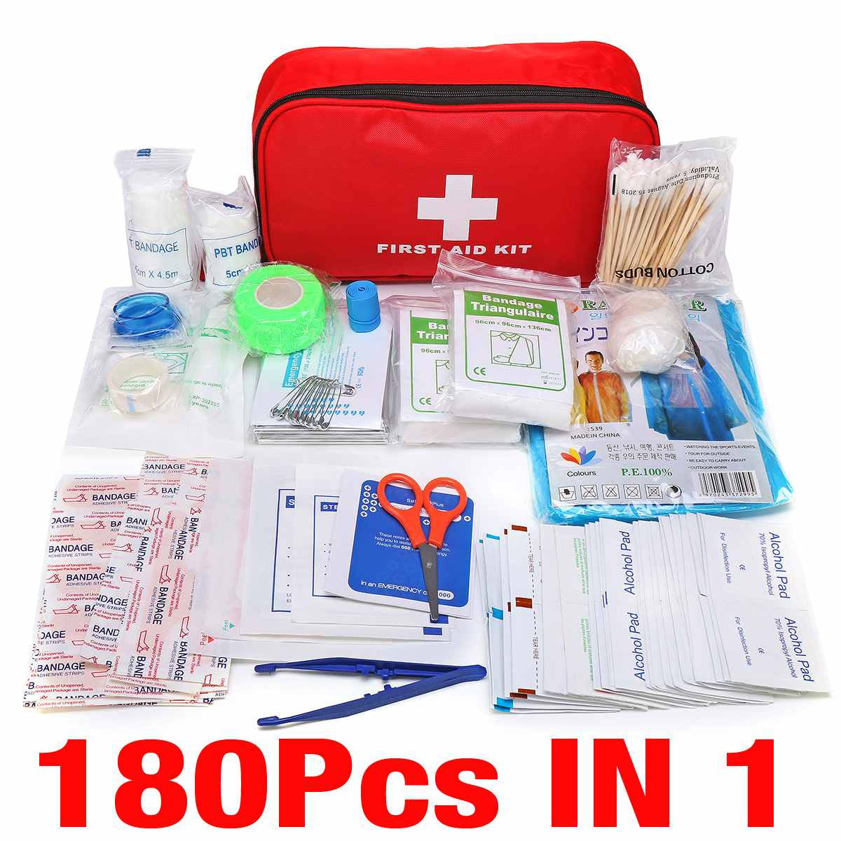 Mini Safe Camping Hiking Car First Aid Bag Kit