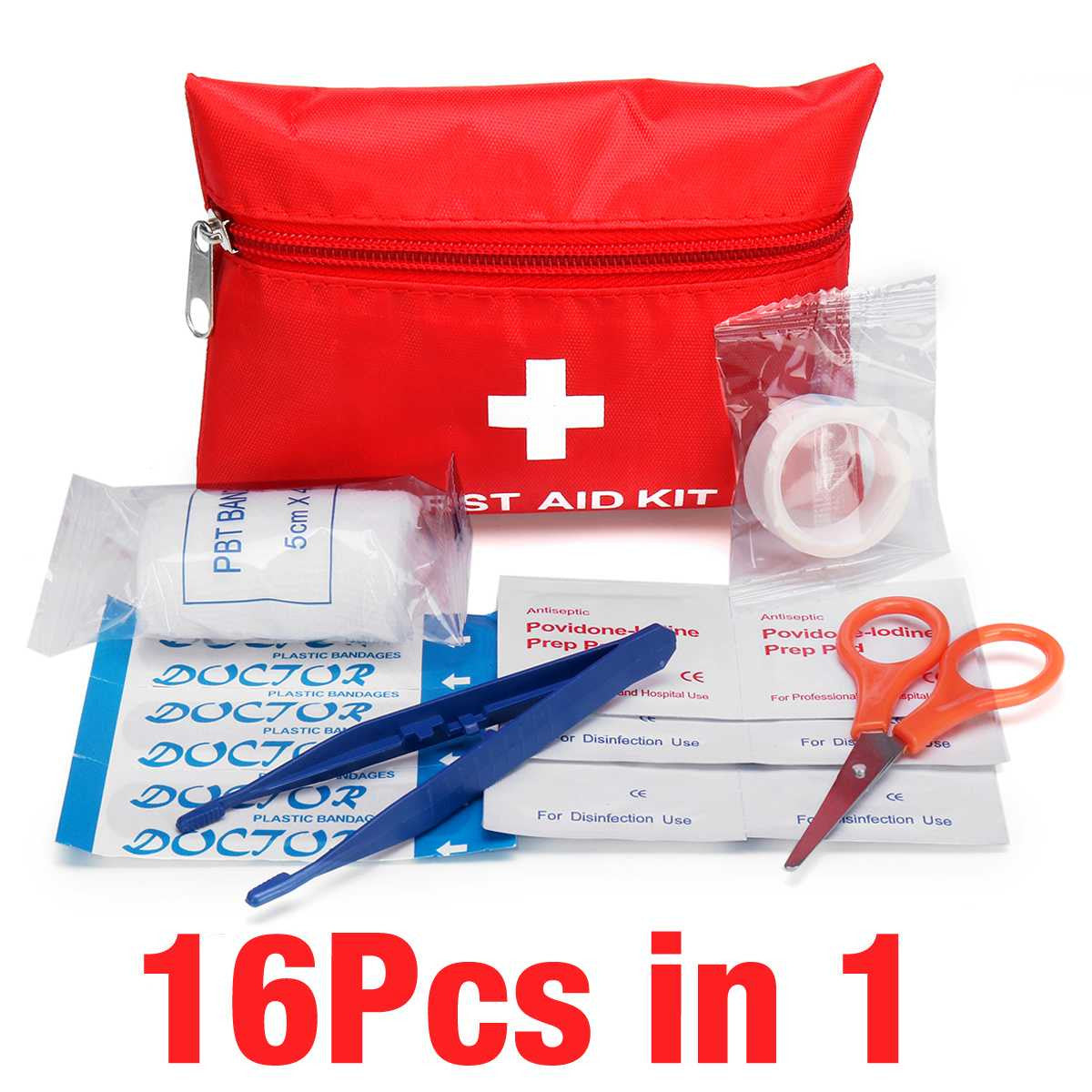 Mini Safe Camping Hiking Car First Aid Bag Kit