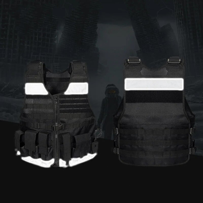 Patrol Duty Multifunctional Fluorescent Reflective Vest