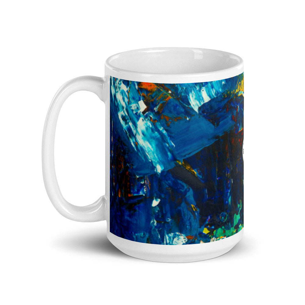 Aapon mini market -Gianneli Colours White Glossy Mug