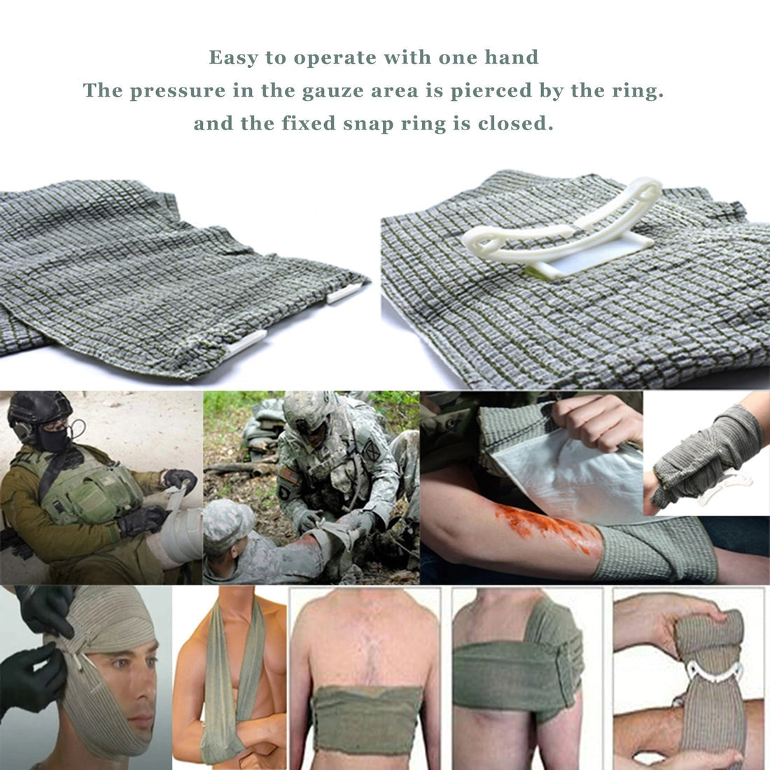 5-20PCS Bandage Wound Rescue Dressing